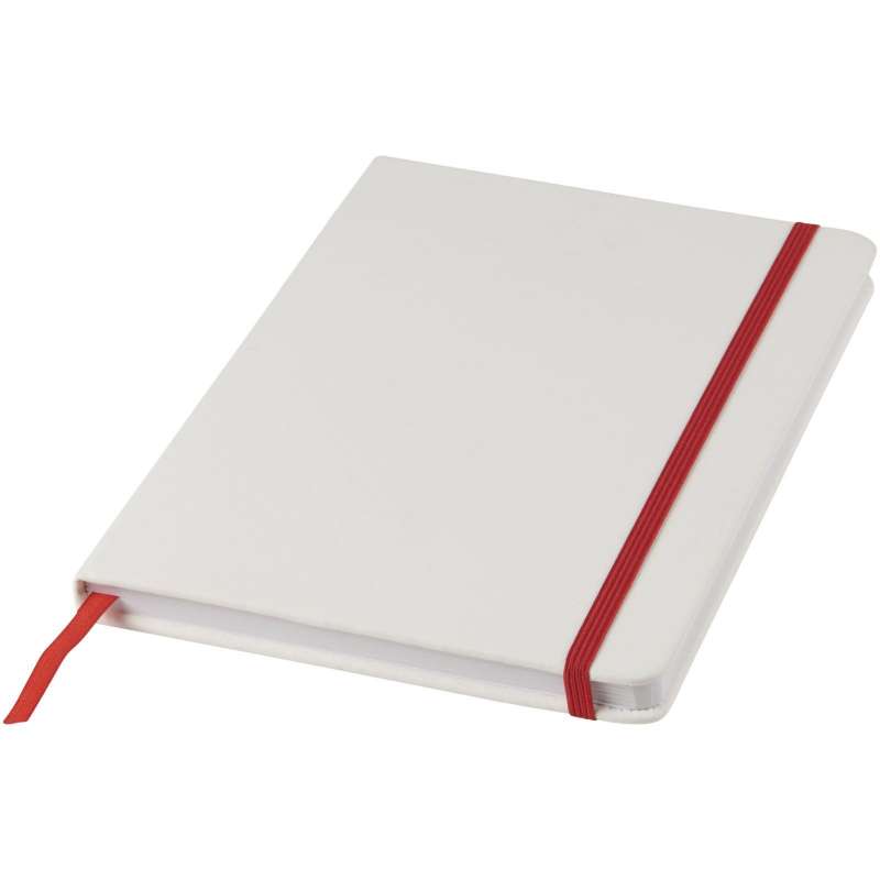 Cuaderno A5 blanco con elástico y marcador - Suministro de oficina a precios de mayorista
