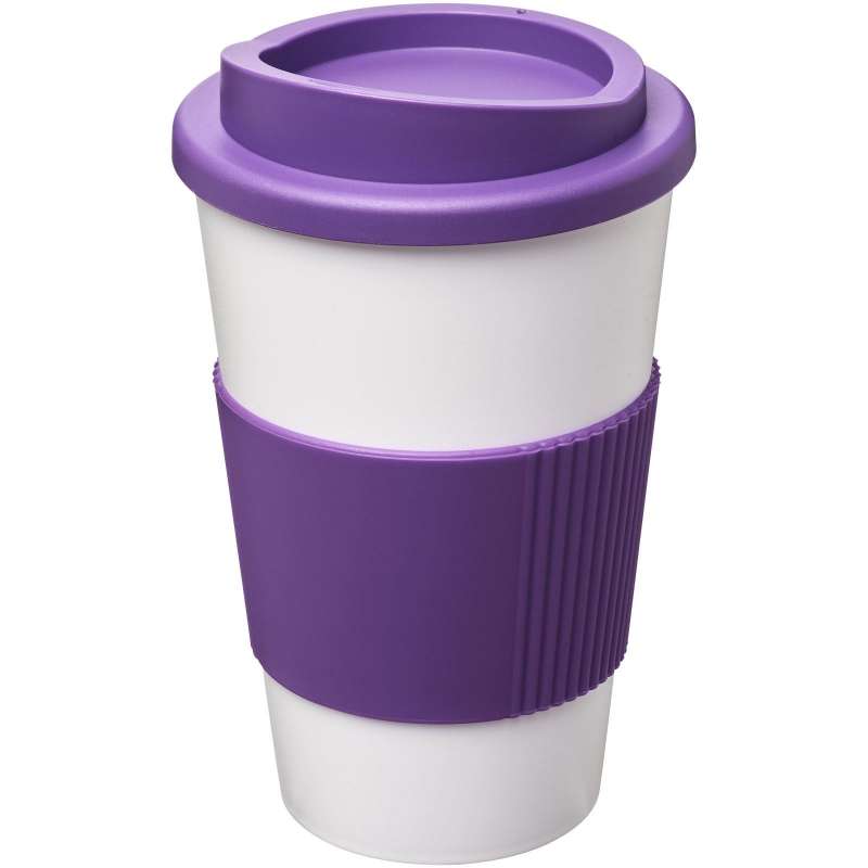 Gobelet isolant Americano 350ml avec bandeau antidérapant - Americano à prix grossiste - Accessoire pour boire à prix de gros