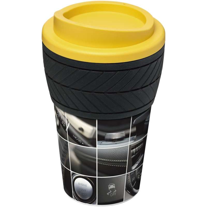 Isolerad mugg 350ml med däckmönster - Dryckesaccessoar till grossistpris