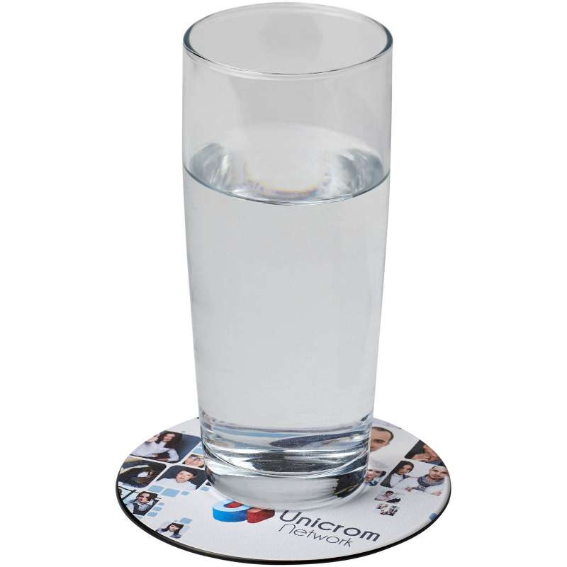9.5 cm Round Recycled Plastic Coaster - Home goods at wholesale prices