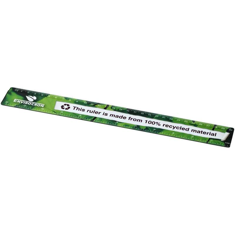 Règle Terran 30 cm 100 % plastique recyclé - PF Manufactured - Fourniture de bureau à prix de gros