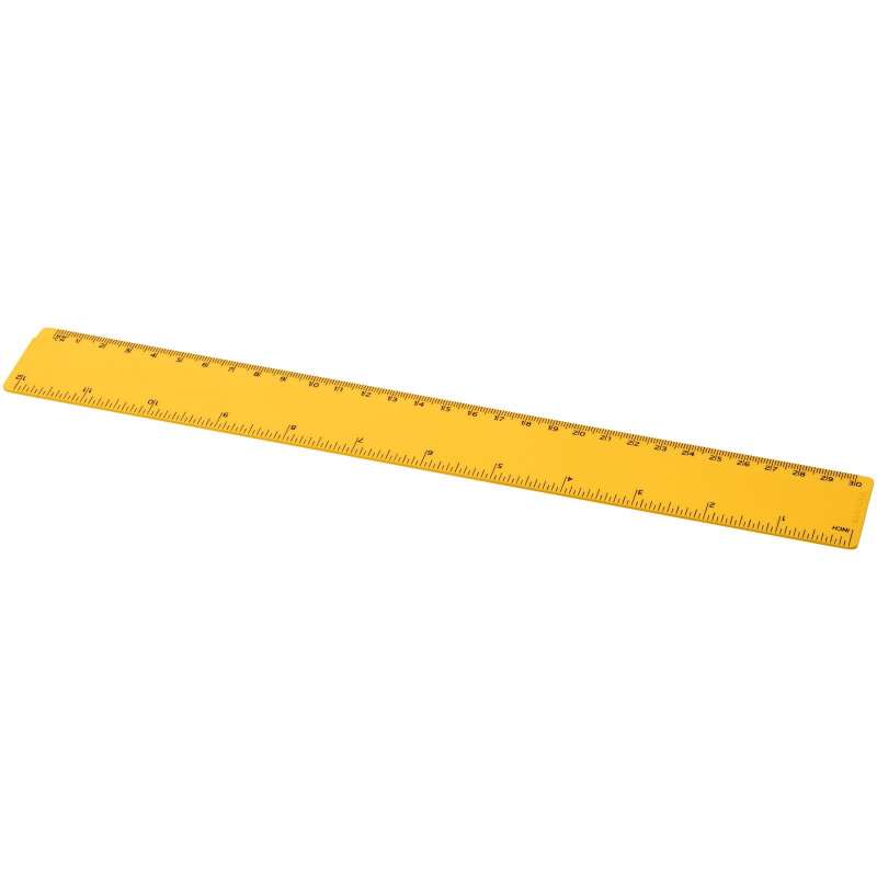 30 cm Plastiksnor med Tommer og Centimeter - Regel til engrospris