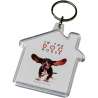 Porte-chaves transparente formato casa 7x6,1 cm - Moldura de foto a preço grossista Porte-chaves transparente formato casa 7x6,1 cm - Moldura de foto a preço grossista