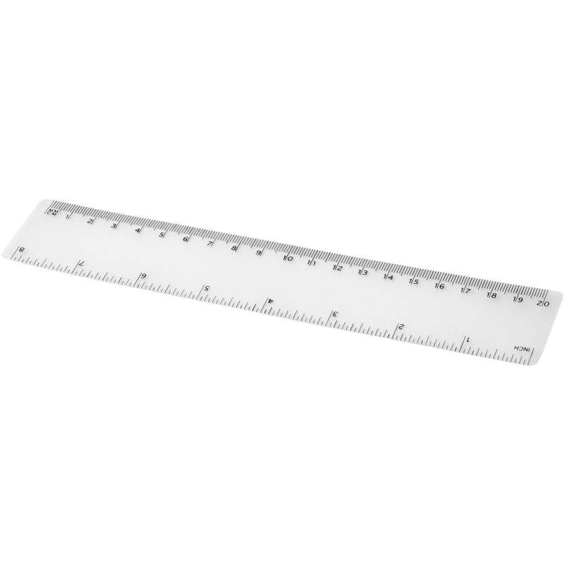 Régua flexível plástica 20 cm com medidas a preço grossista - Materiais de escritório a preço grossista