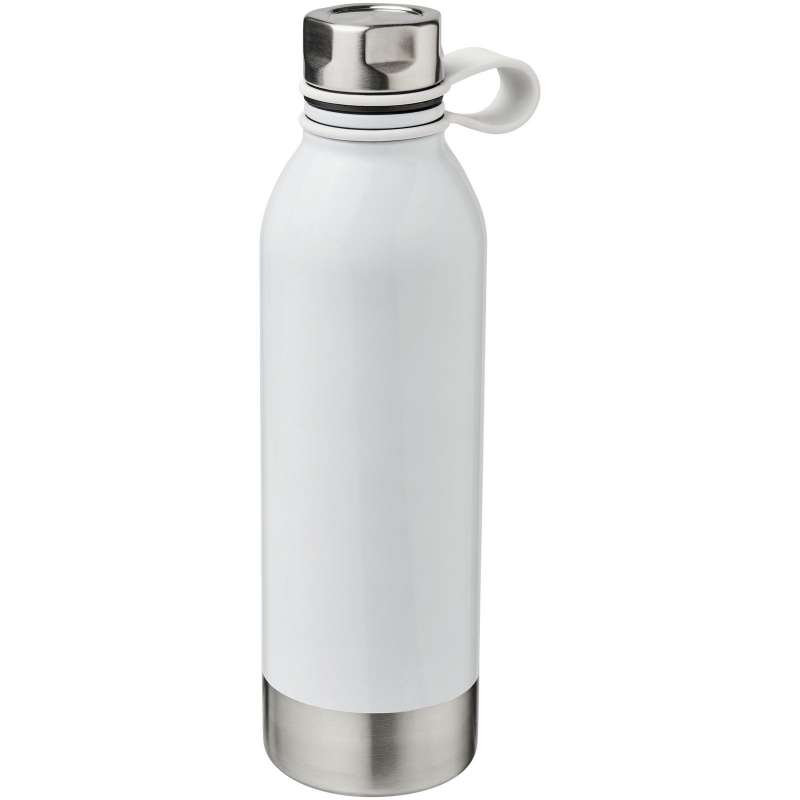 740ml Stainless Steel Sport Bottle, White/Silver - Sport Water Bottle at wholesale prices