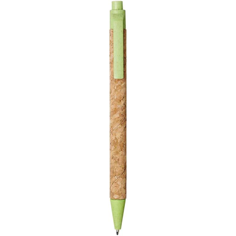 14 cm Cork Retractable Ballpoint Pen - Ballpoint pen at wholesale prices