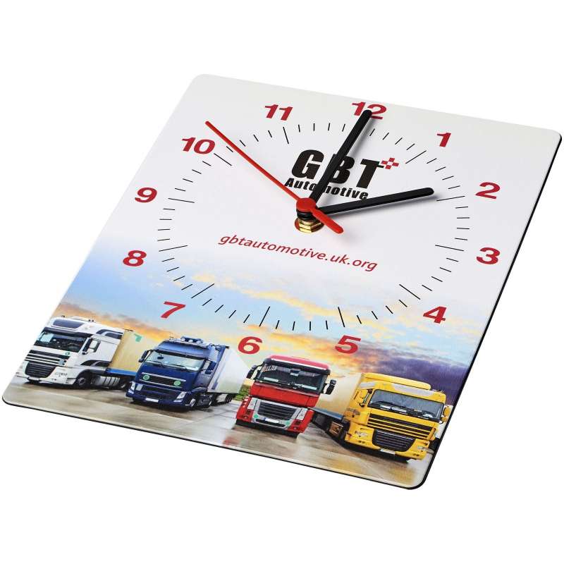 Reloj de pared rectangular 24x19 cm - Reloj a precios de mayorista