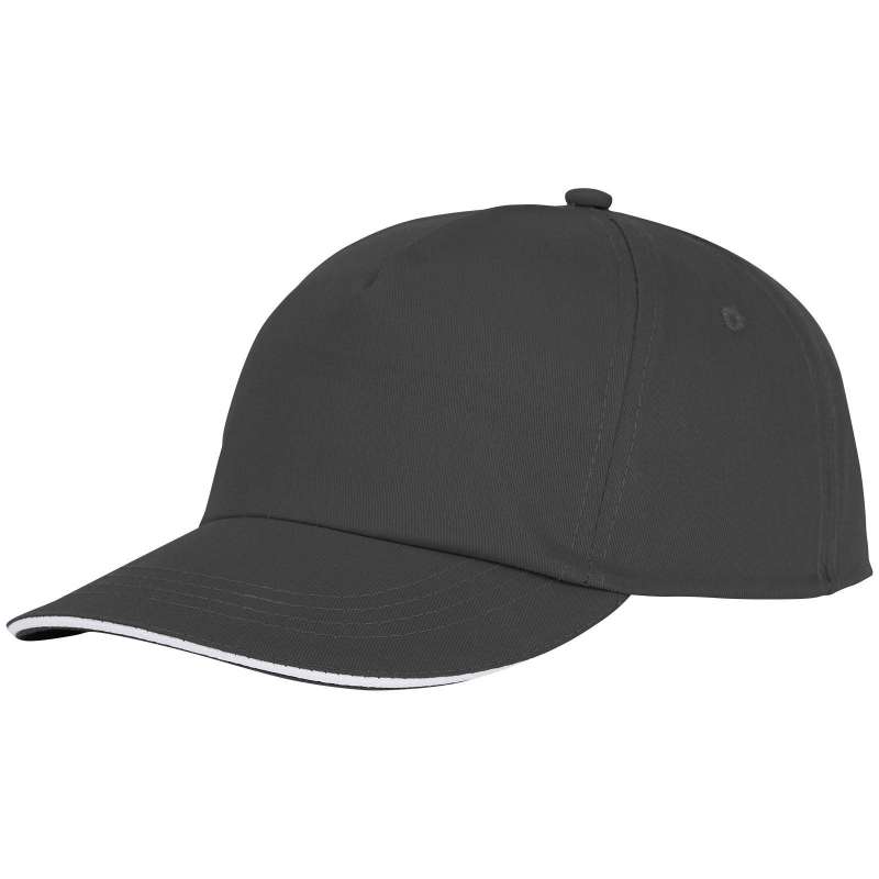 5-Panel Curved Visor Cap - 58 cm - Cap at wholesale prices