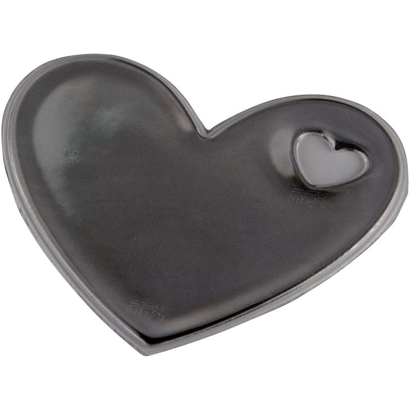 Reflekterande hjärtklistermärke 6,6 x 5,4 cm - Cykeltillbehör till grossistpris