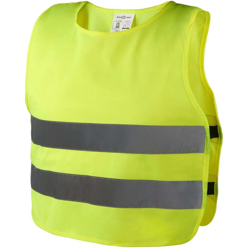 Fluorescent Safety Vest 39 x 43 cm - Safety clothing at wholesale prices