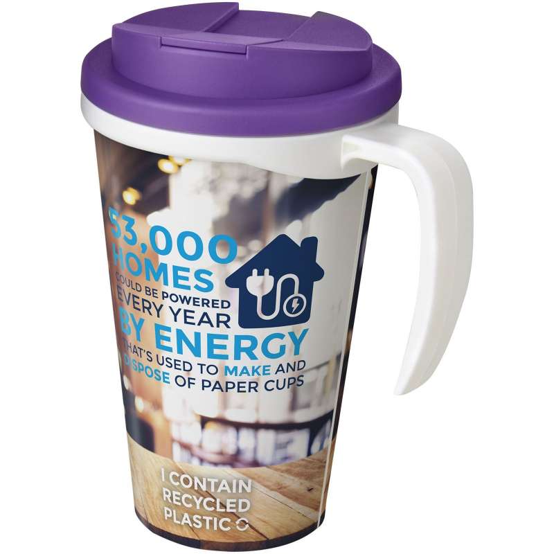 Mug Isolante Grande 350ml com Tampa Antifugas - Copo de viagem a preço grossista