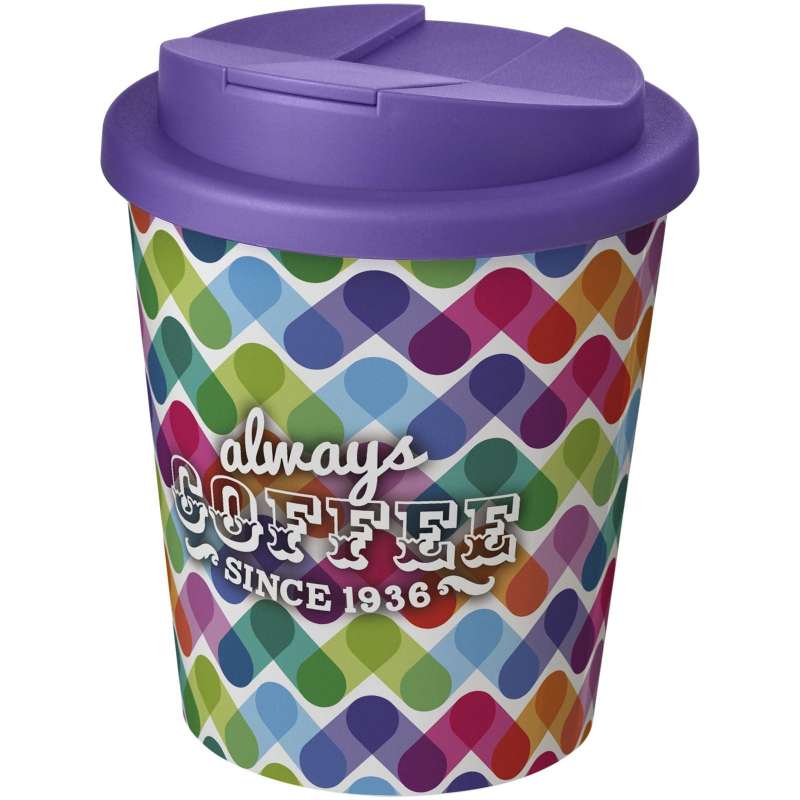 Färgad 250ml isothermisk mugg med lock till grossistpris - Återvinningsbar tillbehör till grossistpris