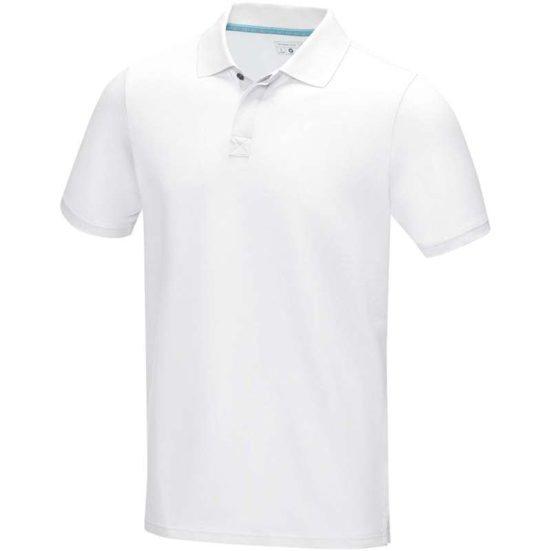 Polo Uomo Corto in Cotone Bio GOTS Graphite - Polo biologico a prezzi all'ingrosso