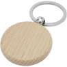 4cm Round Beech Wood Keychain - Wooden product at wholesale prices 4cm Round Beech Wood Keychain - Wooden product at wholesale prices