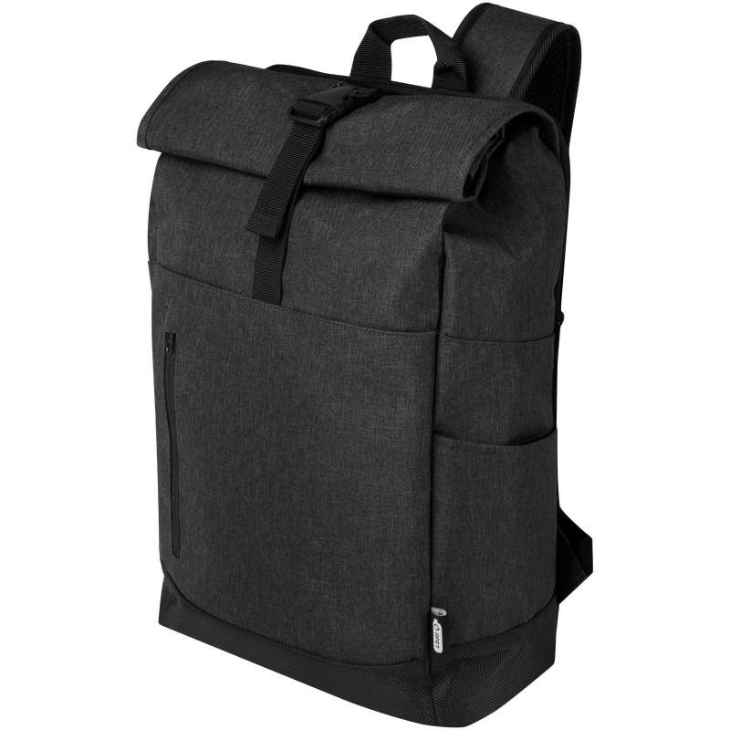 15.6-Inch Padded Laptop Backpack with Roll-Top at wholesale prices - Rolltop bag at wholesale prices
