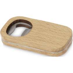 RVS Flesopener met Houten...