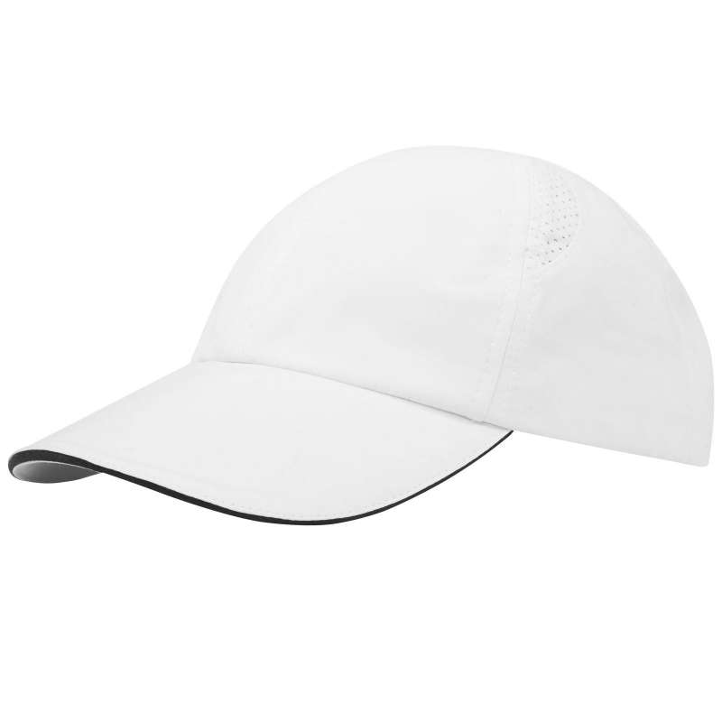 Casquette sandwich 6 panneaux Morion GRS recyclée ajustable - Elevate NXT - casquette écologique à prix de gros
