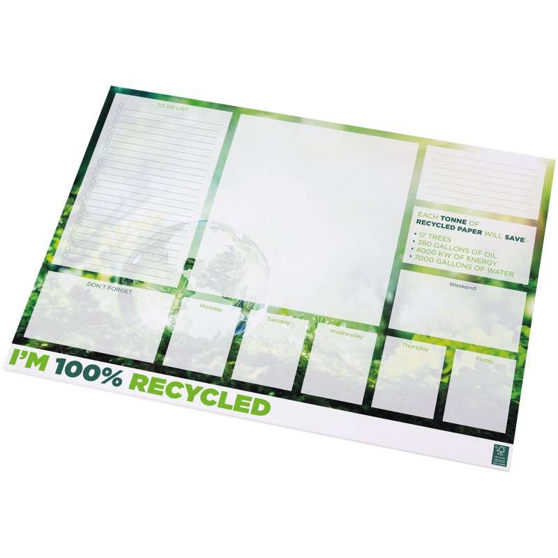 Bloc-notas A2 reciclado 80 g/m² branco - Artigo de papelaria a preço grossista