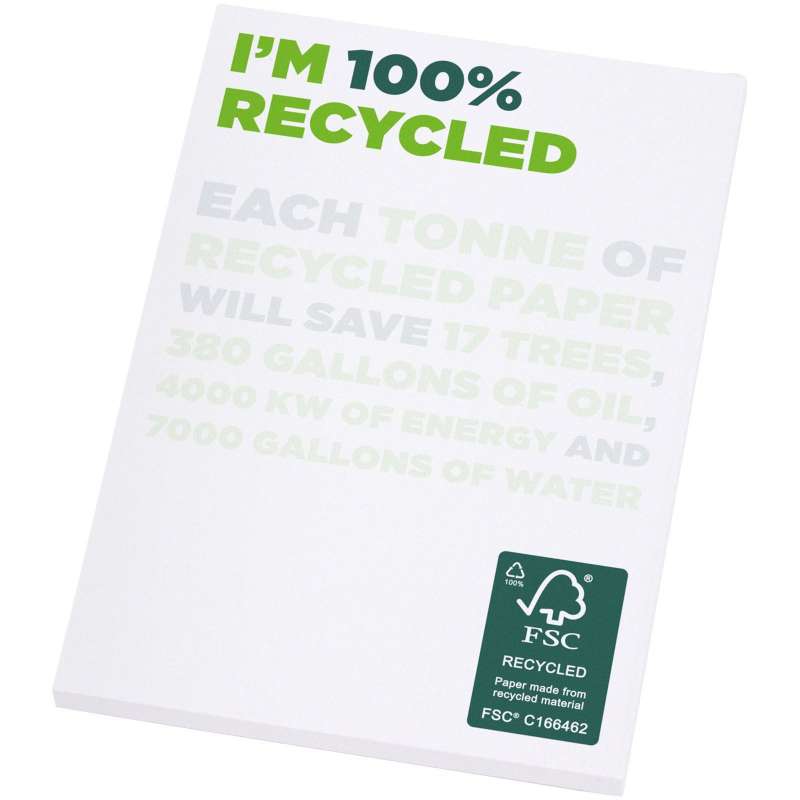Recycled A7 Noteblok med 80 g/m² papir - Papirvarer til engrospris
