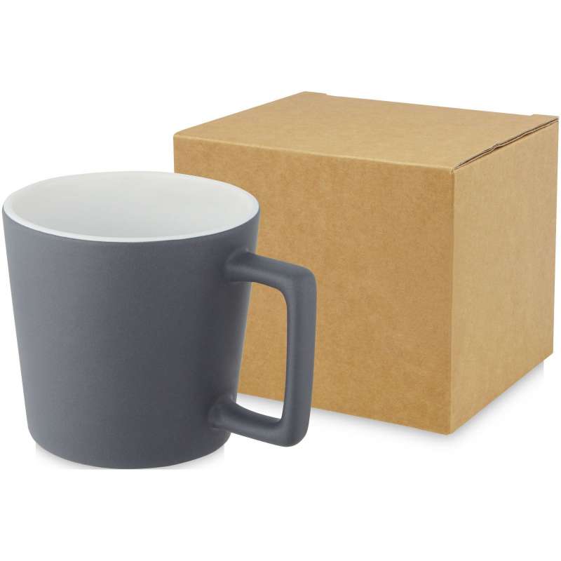 370ml Matte Ceramic Coffee Mug - Recyclable accessory at wholesale prices