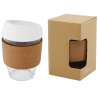 360ml Borosilicate Glass Cup with Cork Grip - Recyclable accessory at wholesale prices