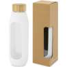 Bouteille de 600 ml en verre borosilicate avec grip en silicone - Avenue - Accessoire recyclable à prix de gros