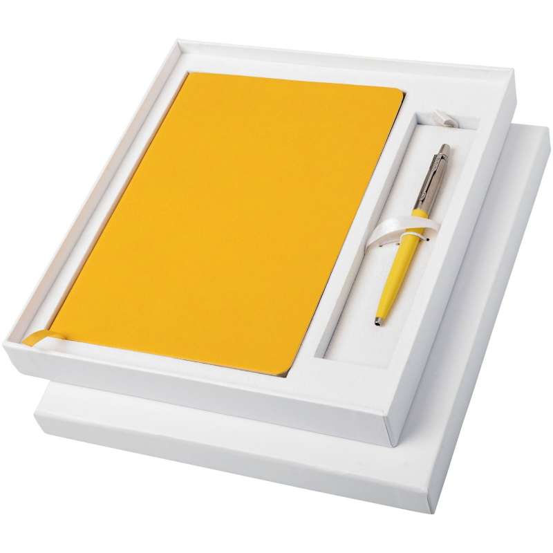 Parure-cadeau avec cahier Classic et stylo Parker - Stylo Parker à prix de gros