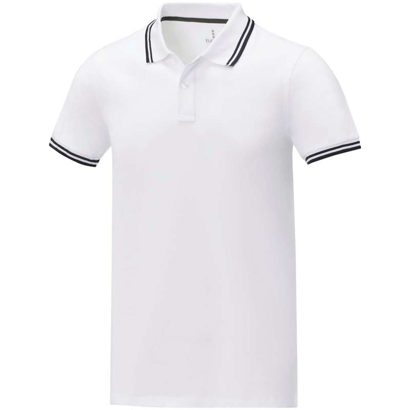Men's Short Sleeve Polo with Contrast Trim - Short sleeve polo at wholesale prices