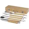 5-teiliges BBQ-Set aus Bambus, 46 cm - Zubehör für den Grill zu Großhandelspreisen 5-teiliges BBQ-Set aus Bambus, 46 cm - Zubehör für den Grill zu Großhandelspreisen