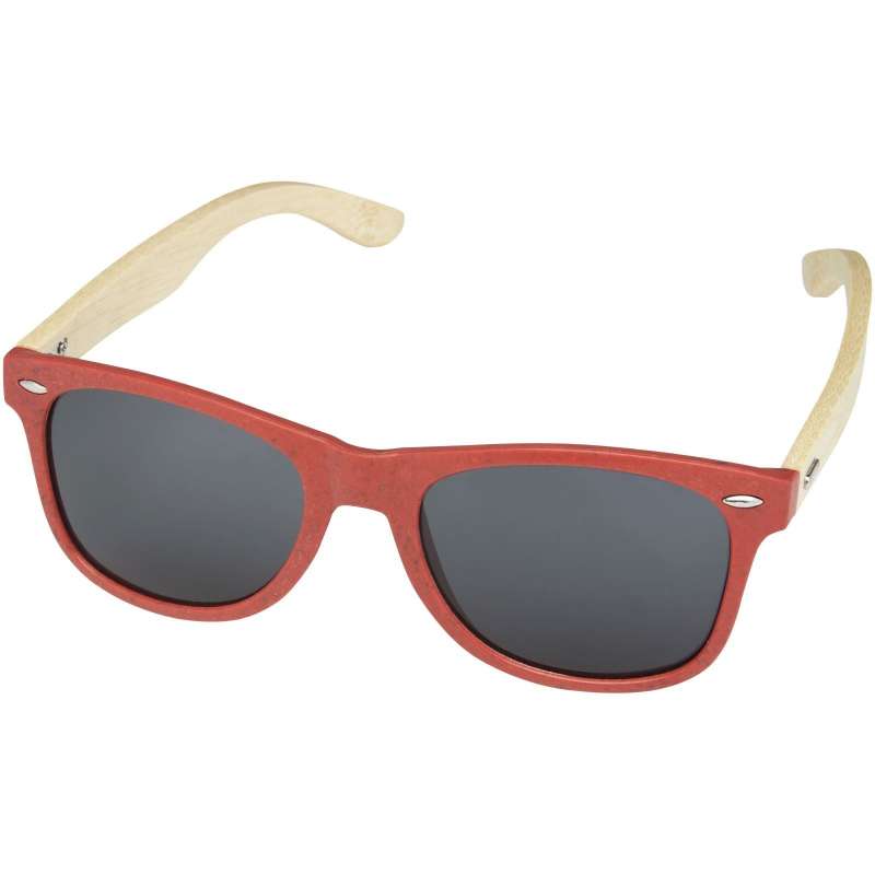 Gafas de sol retro de bambú 14,5 cm a precios de mayorista - Producto de madera a precios de mayorista