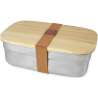 Lunchbox 700 ml in RVS met Bamboe Deksel - Bento tegen groothandelsprijzen Lunchbox 700 ml in RVS met Bamboe Deksel - Bento tegen groothandelsprijzen