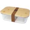 Glazen lunchdoos met bamboe deksel 1000ml - Bento tegen groothandelsprijzen