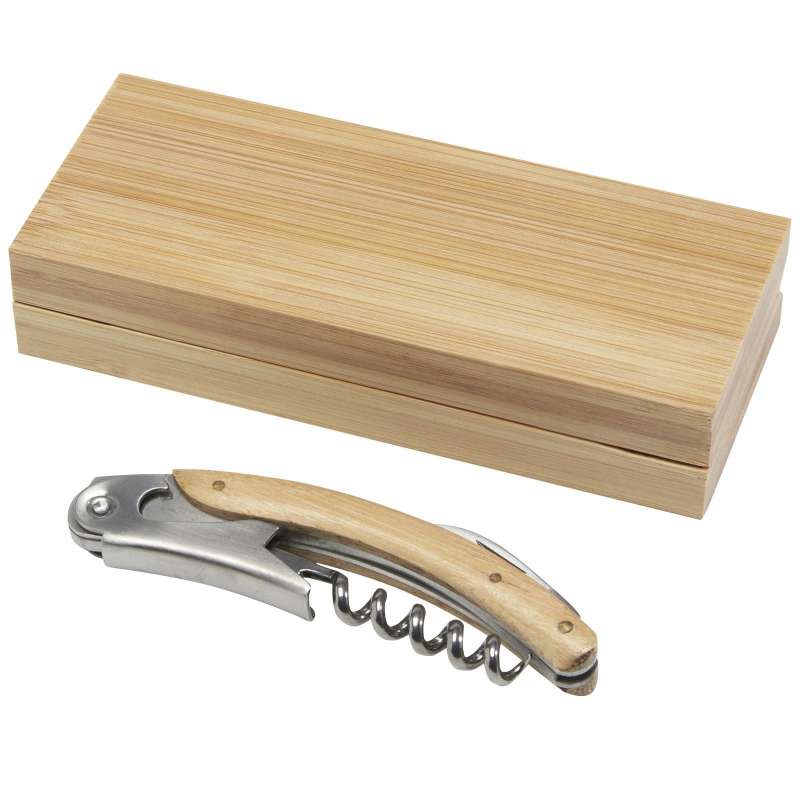 Sommelier Inox 14,9 cm com Cabo de Bambu a preço grossista - Sommelier a preço grossista