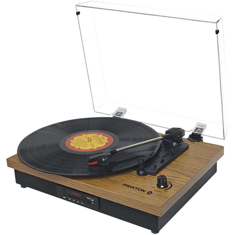 Bluetooth Vinyl Record Player with 5 Watts Speakers - vinyl record player at wholesale prices
