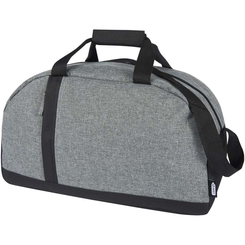 21L Recycled Two-Tone Sports Travel Bag - Recyclable accessory at wholesale prices