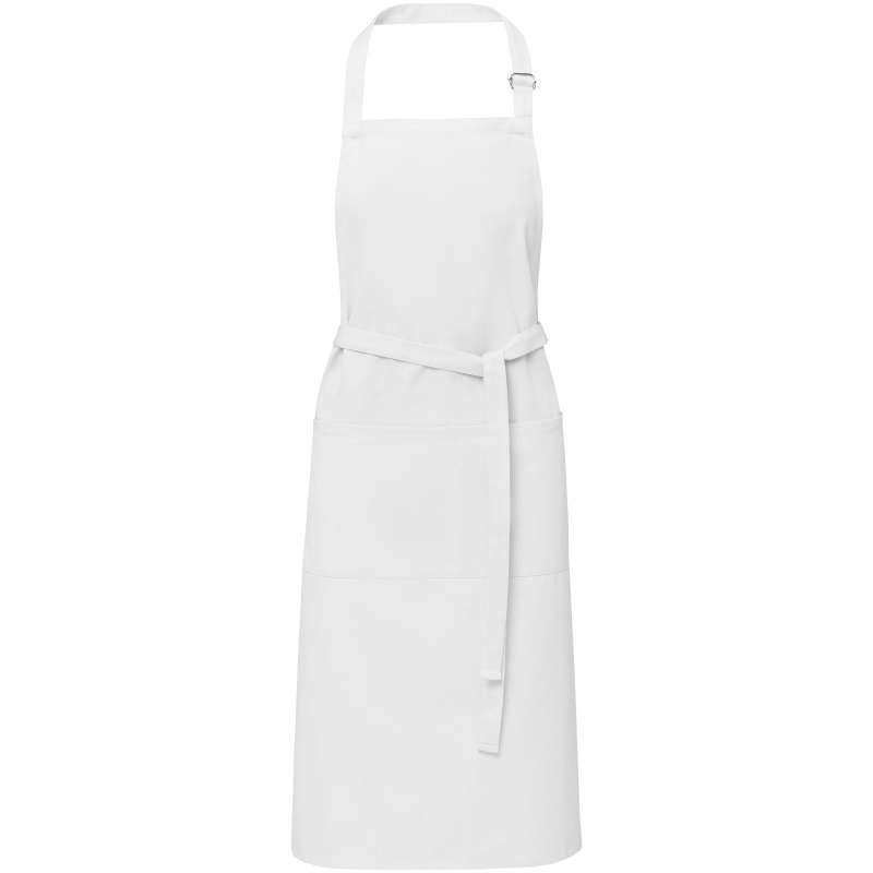 Tablier ajustable Andrea de 240 g/m² avec bretelle réglable au cou à prix de gros - Tablier à prix grossiste