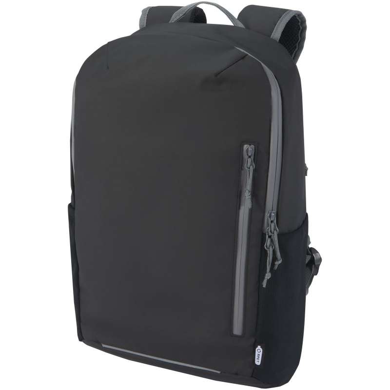 Sac à dos Aqua pour ordinateur portable 15 pouces recyclé certifié GRS et résistant à l'eau.21 L - Accessoire recyclable à prix grossiste