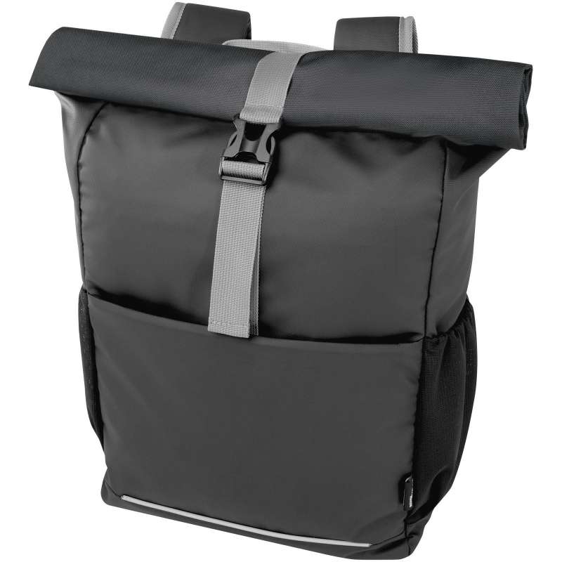 Aqua 20 L bike bag with roll-up top 15 GRS-certified water-resistant recycled material at wholesale prices - bike bag at wholesale prices