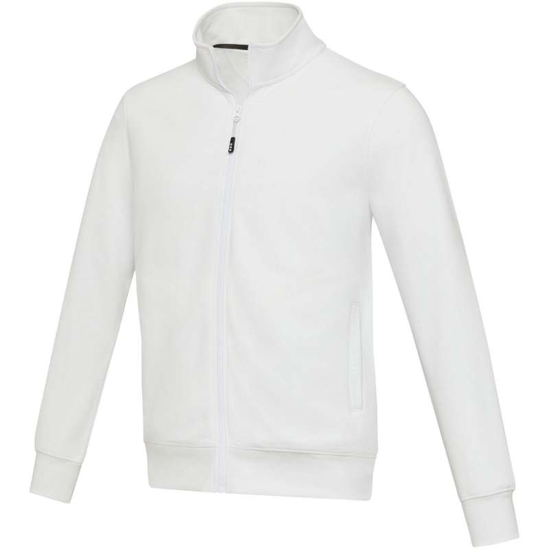 Recycled Unisex Zip-Up Sweatshirt with Pockets - Recyclable accessory at wholesale prices