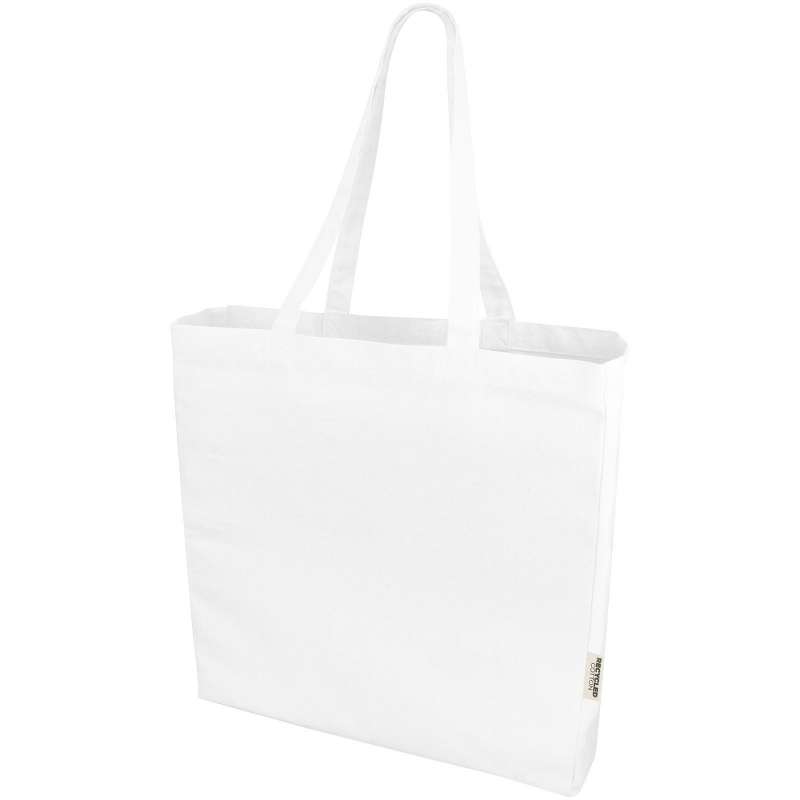 Handla med återvunnen bomullsväska 38x41 cm till grossistpris - Toteväska till grossistpris