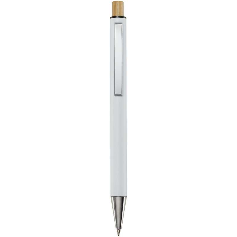 Recycled Aluminium Balpen 13,9 cm zwart - Recycleerbaar accessoire tegen groothandelsprijzen
