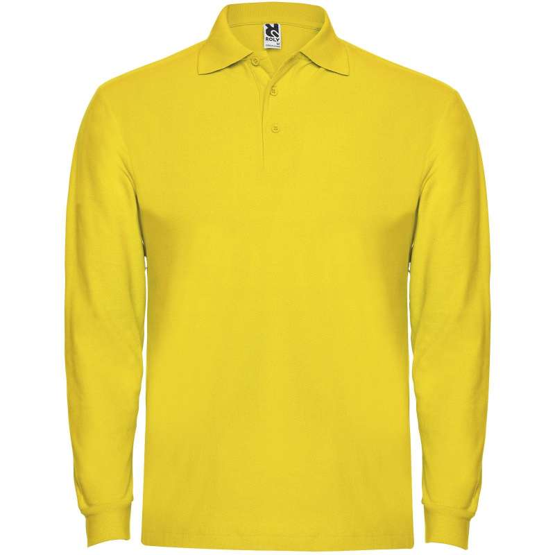 Estrella men's long-sleeved polo shirt - Long sleeve polo at wholesale prices