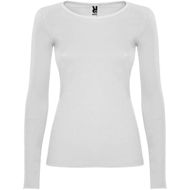 T-shirt lungo donna semi-ajustato senza manichette - T-shirt manica lunga a prezzi all'ingrosso