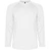 Hvid langærmet sport T-shirt til mænd - Langærmet T-shirt til engrospris