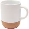 Keramiktasse 300 ml mit Korkdetails - Artikel für Sublimation zu Großhandelspreisen Keramiktasse 300 ml mit Korkdetails - Artikel für Sublimation zu Großhandelspreisen