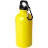 Bouteille d'eau Oregon de 400 ml simple paroi en acier recyclé certifié RCS avec mousqueton - Produits à prix de gros Bouteille d'eau Oregon de 400 ml simple paroi en acier recyclé certifié RCS avec mousqueton - Produits à prix de gros