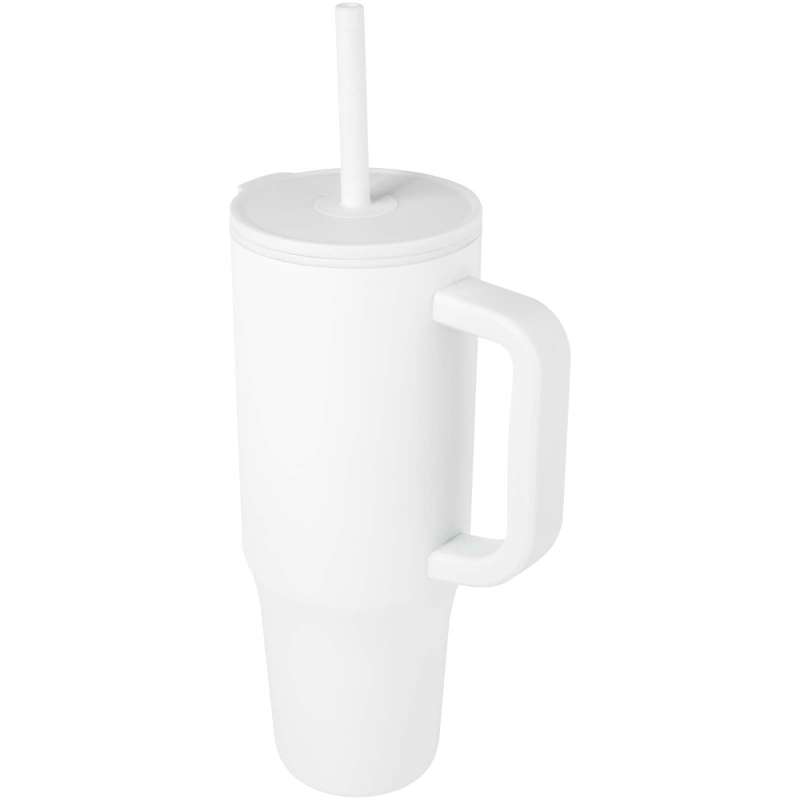 Copo Isotérmico 900 ml com Palhinha de Silicone - Copo com palhinha a preço grossista