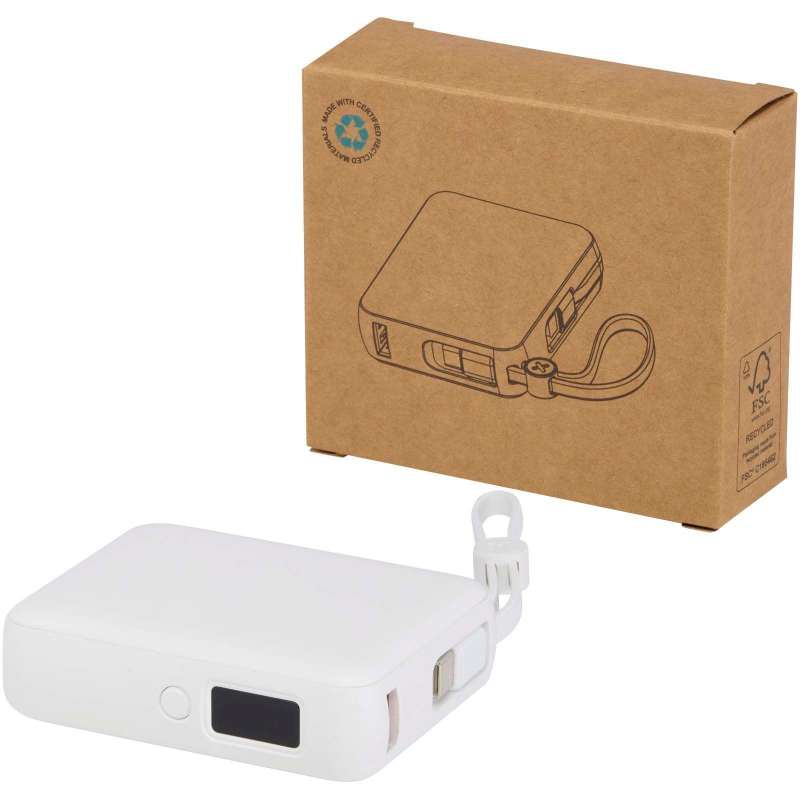 Batteria esterna 10.000mAh 35W USB-C riciclata a prezzi all'ingrosso - Powerbank / batteria esterna a prezzi all'ingrosso