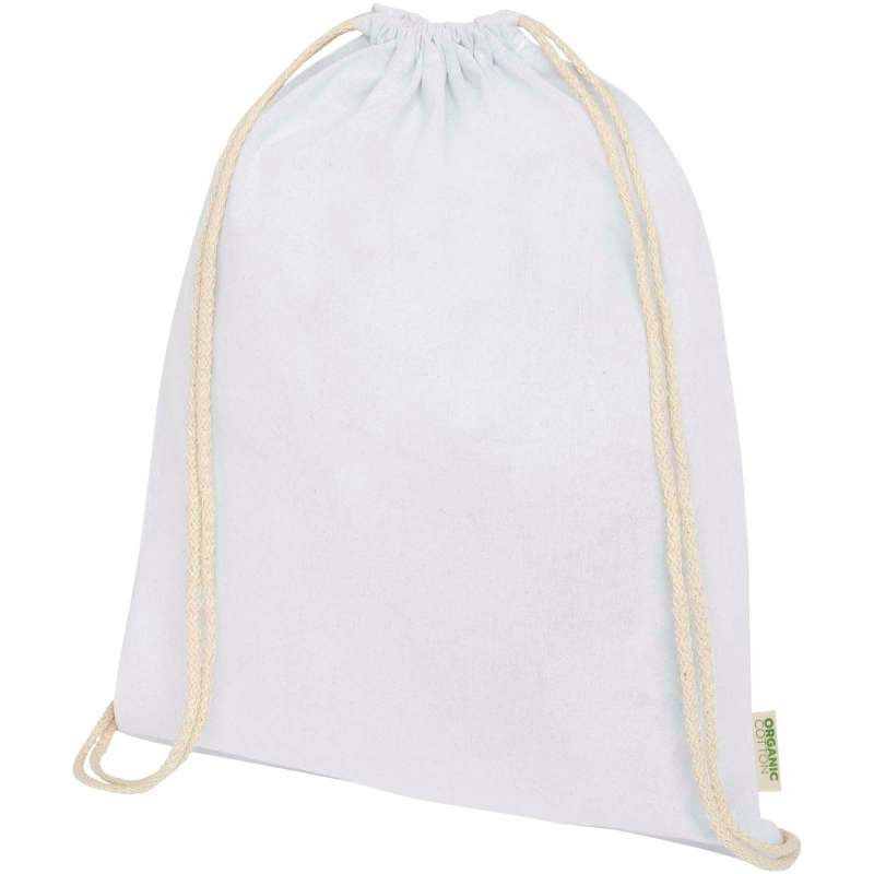 Sac refermable à cordon Odisha de 5 L bio certifié OCS 140 g/m² - Produits à prix grossiste