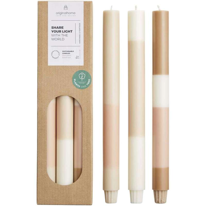 Velas coloridas efeito giz em cera vegetal a preço grossista - Vela a preço grossista